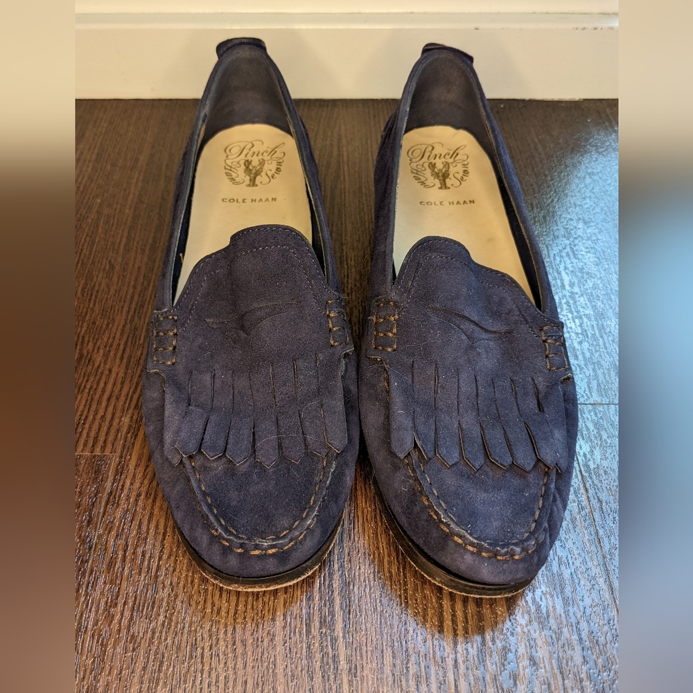 Cole Haan Marine Blue Pinch Grand Kilte Loafer 10B